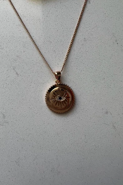 HALKA GÖZ KOLYE(45CM) - Resim 3