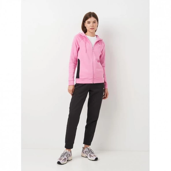 PUMA CLASSİC HOODED TRACKSUİT FL KADIN POLAR KAPÜŞONLU EŞOFMAN TAKIMI ürün görseli 1