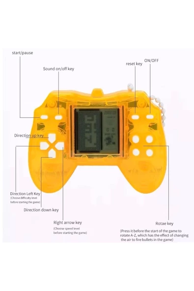 ANAHTARLIKLI OYUN KONSOLU TETRİS OYUN ATARİSİ ürün görseli 1