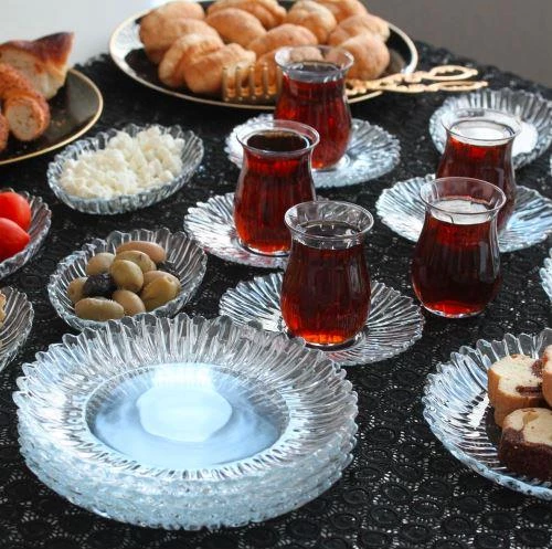 Paşabahçe aurora kahvaltı seti - 24 parça kahvatılık sunum çay seti takımı ürün görseli 1