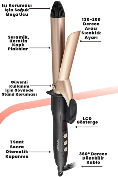 Goldmmaster Shıne 6136 Saç Şekillendirici - Resim 6