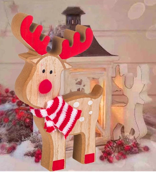 Yılbaşı Süsü Noel Baba Biblo Figür Büyük Boy 45cm - Asma ipi ile 78 cm ürün görseli 1