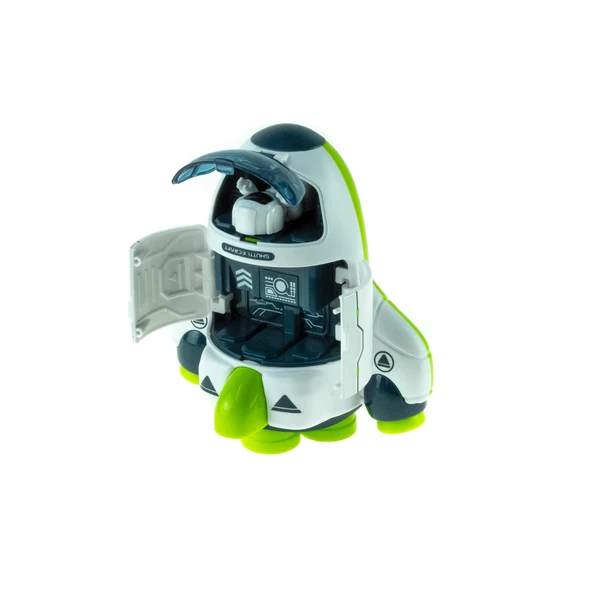 Oyuncak Uzay Uçağı Sürtmeli 12 Cm ürün görseli 1