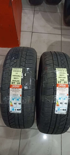 235/65 R 17 108 V(XL)W671 PETLAS KAR LASTİĞİ-(2ADET)SATIŞ ÜRETİM TARİHİ:2020  2356517 ürün görseli 1