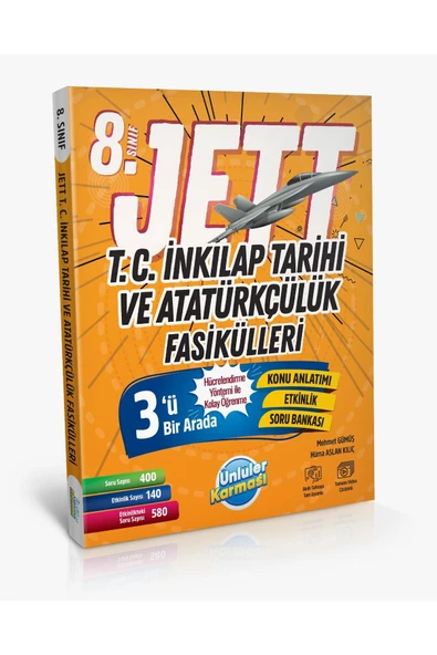 8. SINIF LGS JETT T.C. İNKILAP TARİHİ VE ATATÜRKÇÜLÜK FASİKÜLLERİ ürün görseli 1