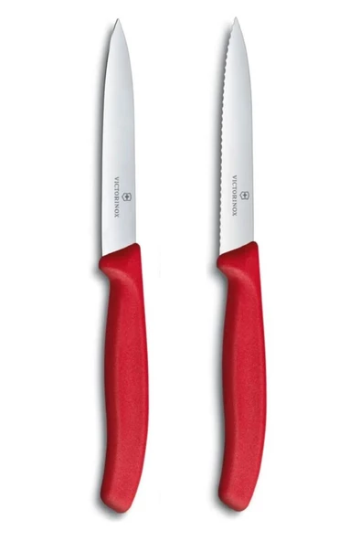 Victorinox Kırmızı Bıçak Seti 2 Li 10 Cm ürün görseli 1