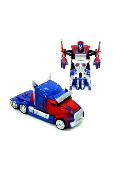 Transformer Tarzı Tıra Dönüşen 14 Cm Optimus Prime Robot Olan TIR ürün görseli 1