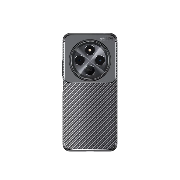 Gpack Xiaomi Redmi 14C 4G Kılıf Negro Karbon Görünüm Lüx Silikon ürün görseli 1
