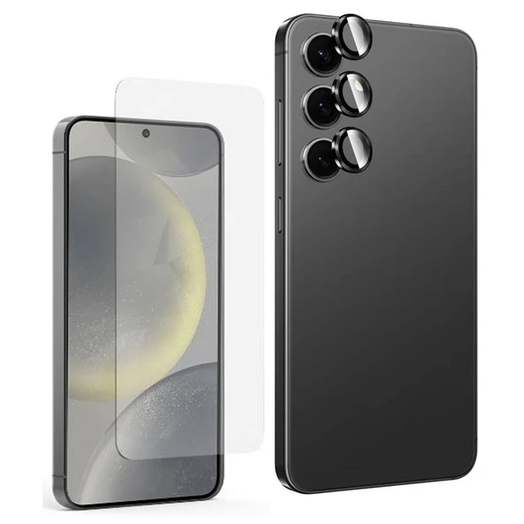 Gpack Samsung Galaxy S24 Plus Ekran Koruyucu  Kamera Lens Koruyucu LMS ürün görseli 1