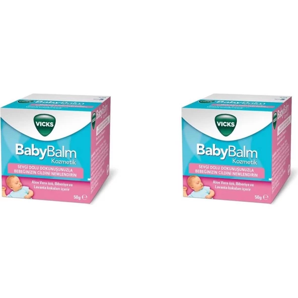Vicks Baby Balm 50 Gr 2 Kutu ürün görseli 1