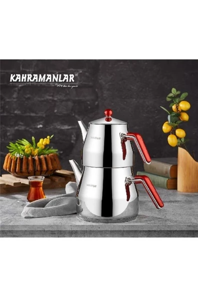 Kahramanlar KAH 1025 Prizma Orta Boy Çaydanlık  ürün görseli 1