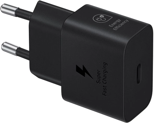 Samsung Type-C 25 Watt Hızlı Şarj Adaptörü, Siyah, EP-T2510NBEGWW ürün görseli 1