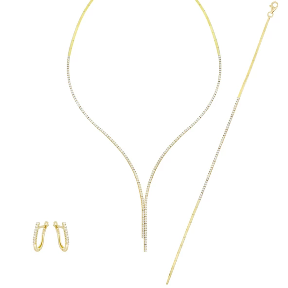 Altın Üçlü Set T072522-T072526-T072527 ürün görseli 1