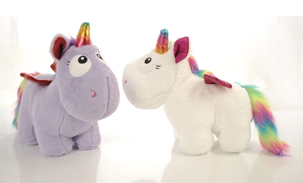 İthal 1. Kalite Peluş Tek Boynuzlu, Kanatlı Unicorn Pony, AT 50cm ürün görseli 1