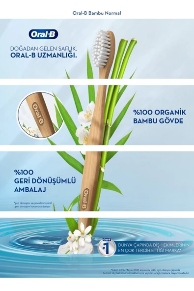 ORAL B BAMBU DİŞ FIRÇASI ürün görseli 1