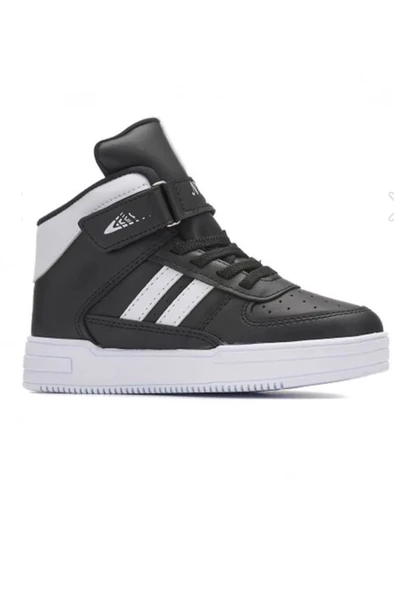 Ndrops 09-24 Deri Outdoor Erkek Çocuk Spor Bot Siyah Beyaz 26-30 ürün görseli 1