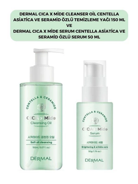 Dermal Cıca X Mide Centella Asiatica Özlü Temizleme Yağı ve Serumu ürün görseli 1