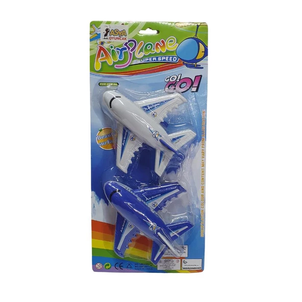 Yolcu Uçak 2'li Set 14 Cm - DM8895-4 ürün görseli 1