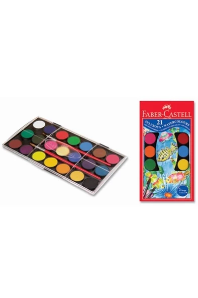 Faber Castell Suluboya Redline 21 Renk Büyük Boy 5292125021000 ürün görseli 1