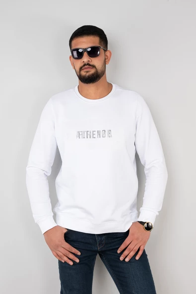 Sıfır Yaka Erkek Sweatshirt ürün görseli 1