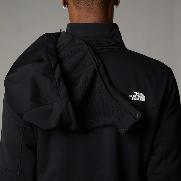 M DIABLO SOFTSHELL DETACHABLE HOOD Black Black S - Resim 10