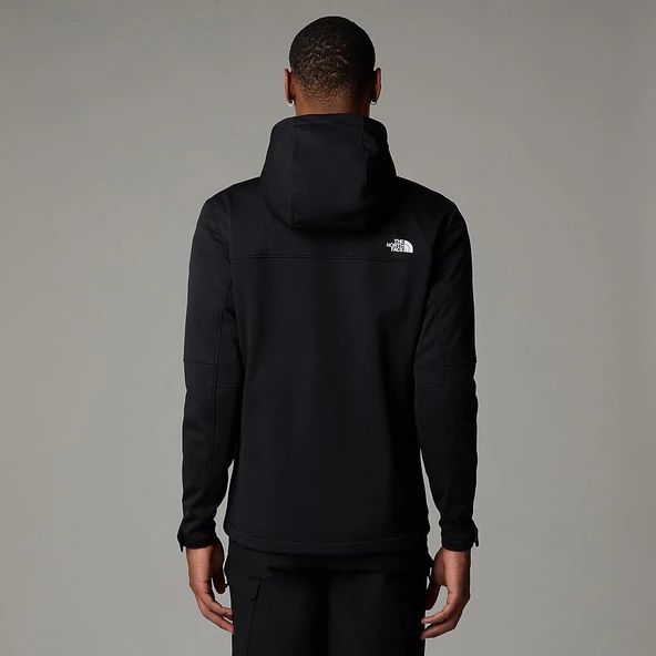 M DIABLO SOFTSHELL DETACHABLE HOOD Black Black S - Resim 6