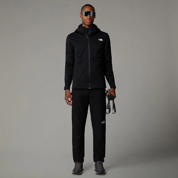 M DIABLO SOFTSHELL DETACHABLE HOOD Black Black S - Resim 2