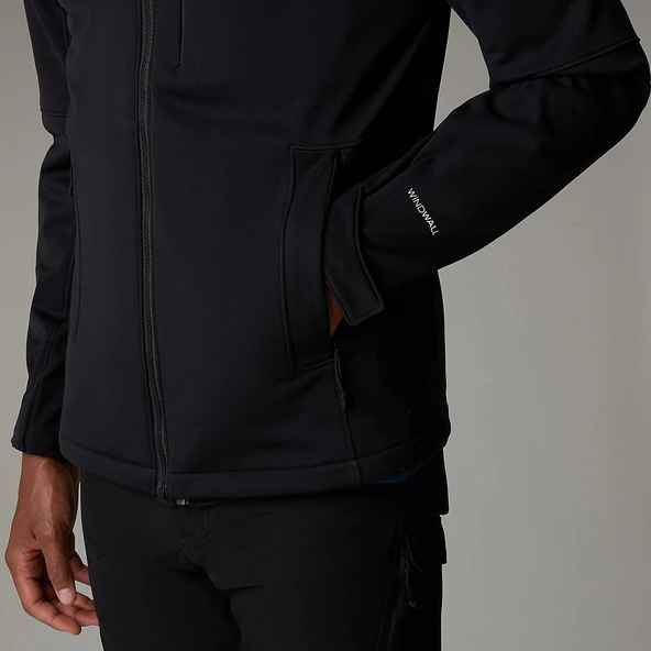 M DIABLO SOFTSHELL DETACHABLE HOOD Black Black S - Resim 7