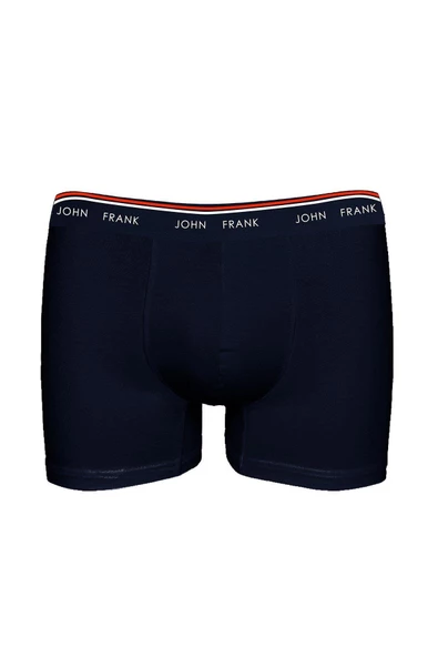 JOHN FRANK ÜÇLÜ BASIC BRIGHT BOXER White White S - Resim 4