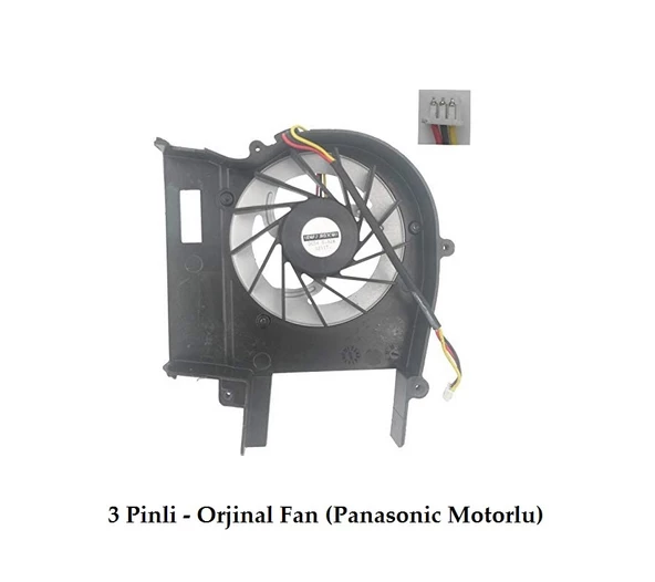 Sony VGN-CS11S/P, VGN-CS11S/Q, VGN-CS11S/W, VGN-CS190JTW Cpu Fanı nf-kr51105v1-366492 ürün görseli 1