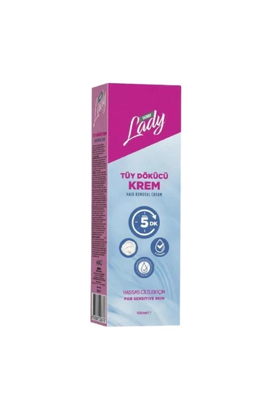 Derby Lady Tüy Dökücü Krem Hassas Ciltler 100 Ml ürün görseli 1