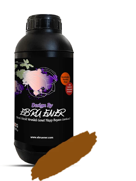 Ebru Ener Anka Vernikli Genel Yüzey Boyası Kiremit 1000 gr. ürün görseli 1