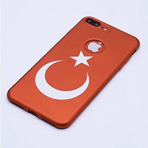 iPhone 7/8 Plus Kılıf Türk Bayrağı Desenli ürün görseli 1