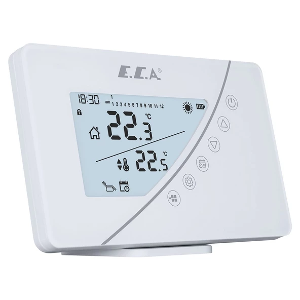 Eca Poly Touch 400W Kablosuz Oda Termostatı ürün görseli 1