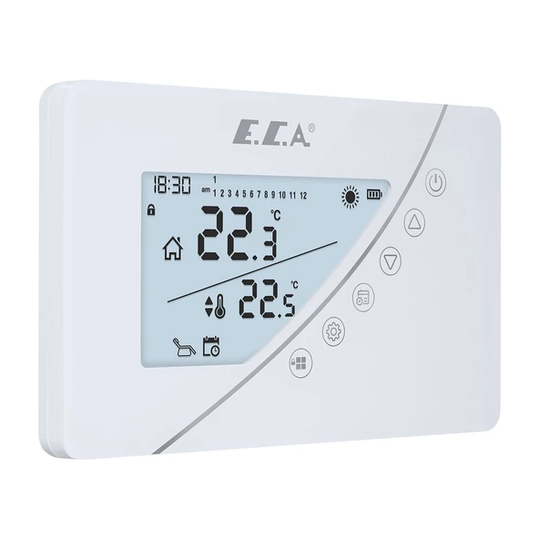 Eca Poly Touch 400W Kablosuz Oda Termostatı - Resim 2