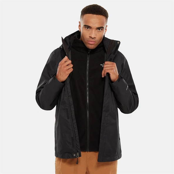 M EVOLVE II TRICLIMATE JACKET - EU Black Black M - Resim 2