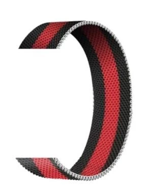 Watch Seri 7 Uyumlu 45mm Hasır Örgü Metal Milano Kordon Kayış ürün görseli 1