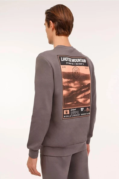 LUMBERJACK ML GREYS 16URB2029 4PR ERKEK SWEATSHİRT - Resim 3