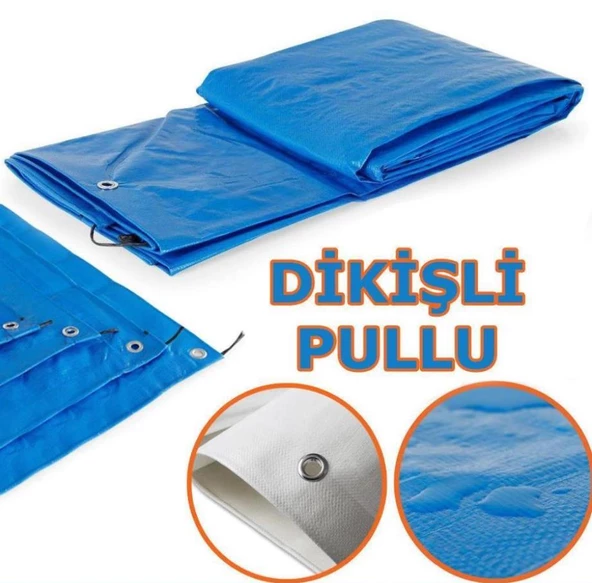Ebatlı Su Geçirmez Pullu Çadır Branda Tente 12X15 - Resim 2