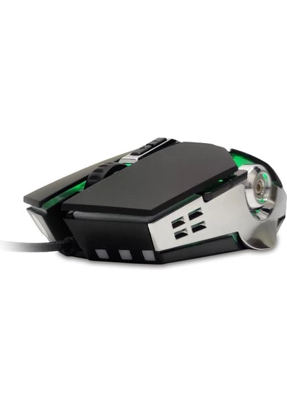 QUADRO RC-112  USB Kablolu RGB Oyuncu Mouse - Resim 3