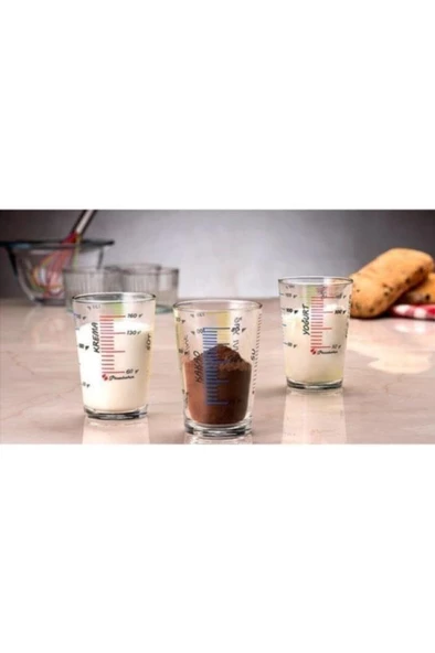 Paşabahçe 97420 Ölçü Bardağı 3 Lü Set - Resim 2