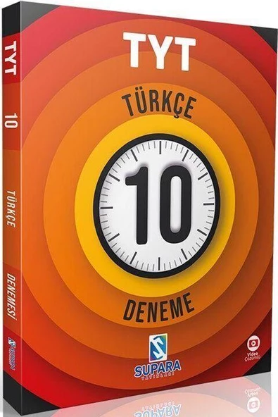 Supara Yayınları TYT Türkçe 10 Denemesi ürün görseli 1