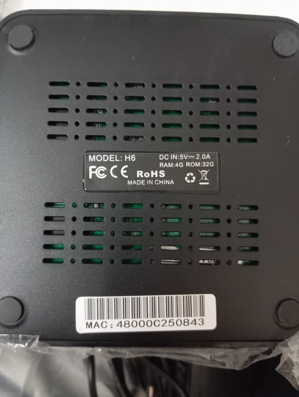 H6 model Allwinner CPU ile 4/32gb 6K android Tvbox - Resim 3