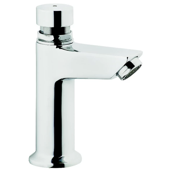 FKN Krom Zaman Ayarlı Lavabo Musluk ürün görseli 1