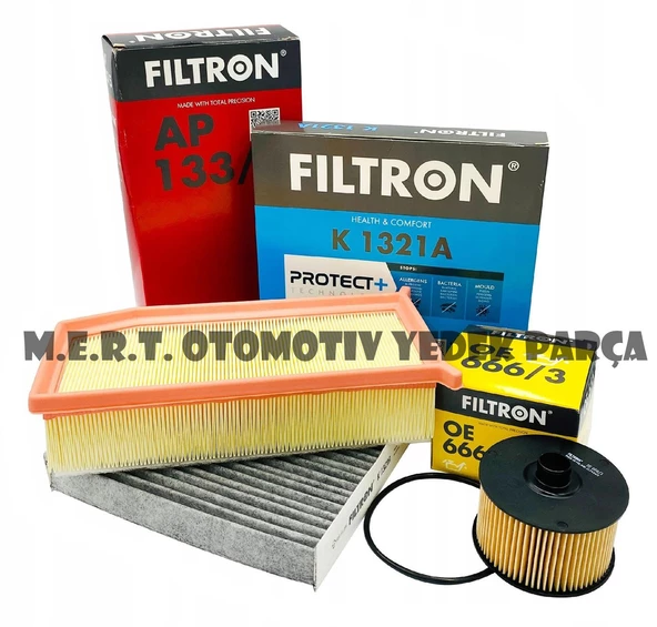 Captur 0.9 TCE FİLTRON Filtre Bakım Seti 2013-2018 ürün görseli 1
