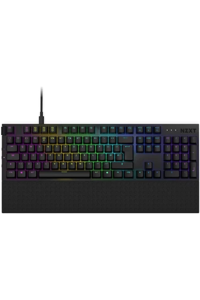 Nzxt KB-1FSUK-BR Function Modular Full Size RGB Mechanical Klavye Siyah - Resim 4