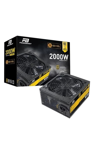 Power Boost Powerboost 2000w 80+ Gold Bst-atx2000 Mınıng Atx Power Supply - Resim 2