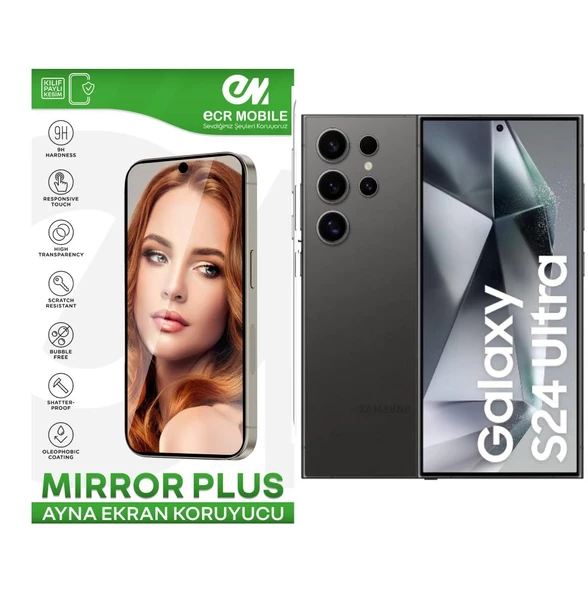 Samsung Galaxy S24 Ultra Esnek Ayna(Mirror) 9H Nano Ekran Koruyucu ürün görseli 1