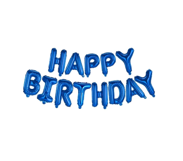 Happy Bırthday Mavi Folyo Balon ürün görseli 1