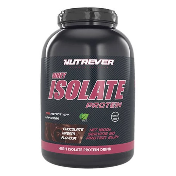 Nutrever Whey Isolate Protein 1800 Gr İzole Protein Tozu ürün görseli 1